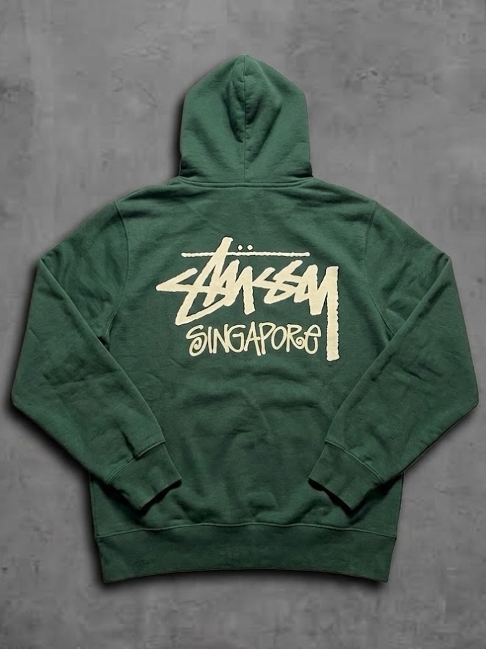 Stussy Stock Singapore Exclusive Zip Up Hooded Sweatshirt